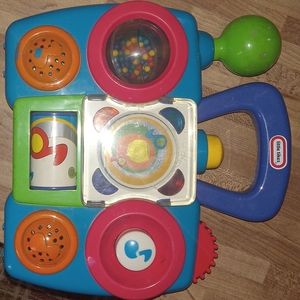 Little Tikes Vintage Musical Pop Sounds Radio Boom Box toy